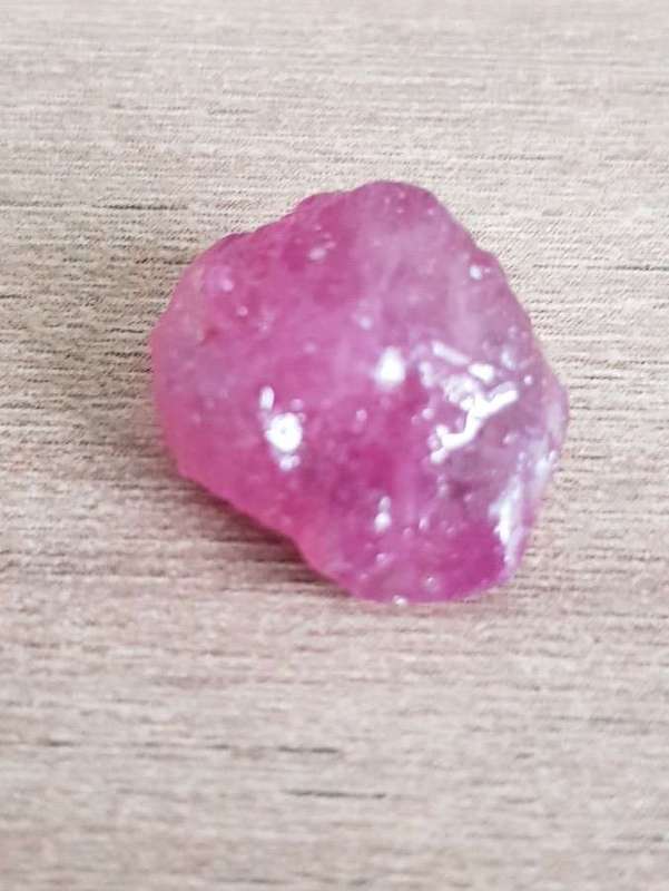 11.69Ct.  Ruby Rough Top Purplish Red Natural