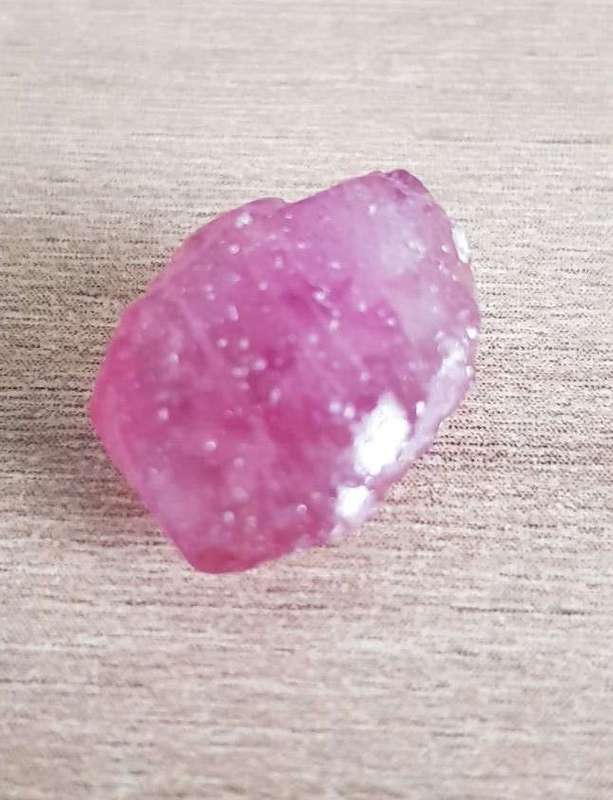 11.69Ct.  Ruby Rough Top Purplish Red Natural