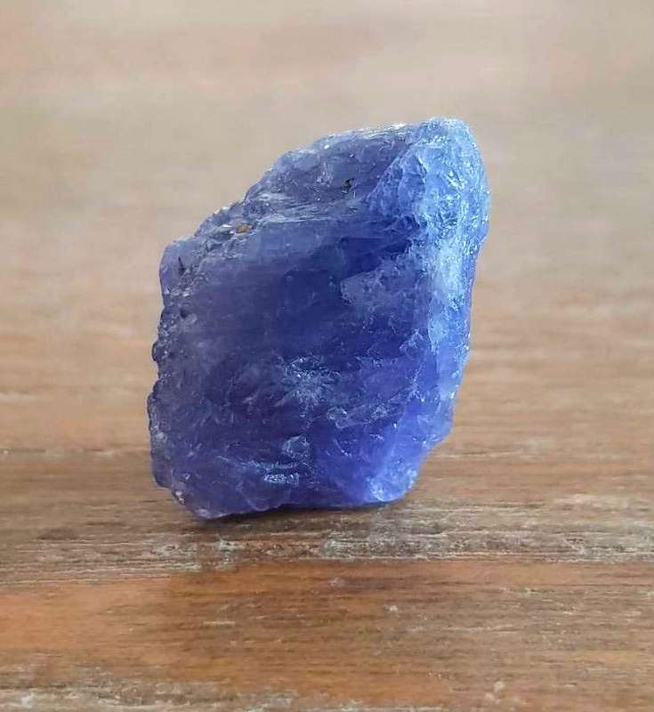 TANZANITE 60.29Cts. NATURAL VIOLET BLUE  ROUGH