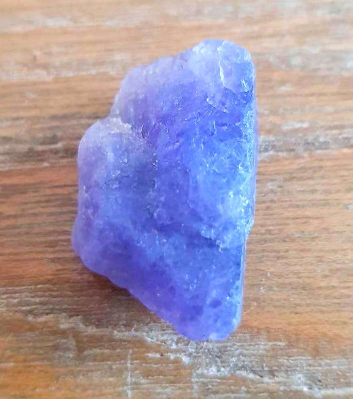TANZANITE 43.46Cts. NATURAL VIOLET BLUE  ROUGH