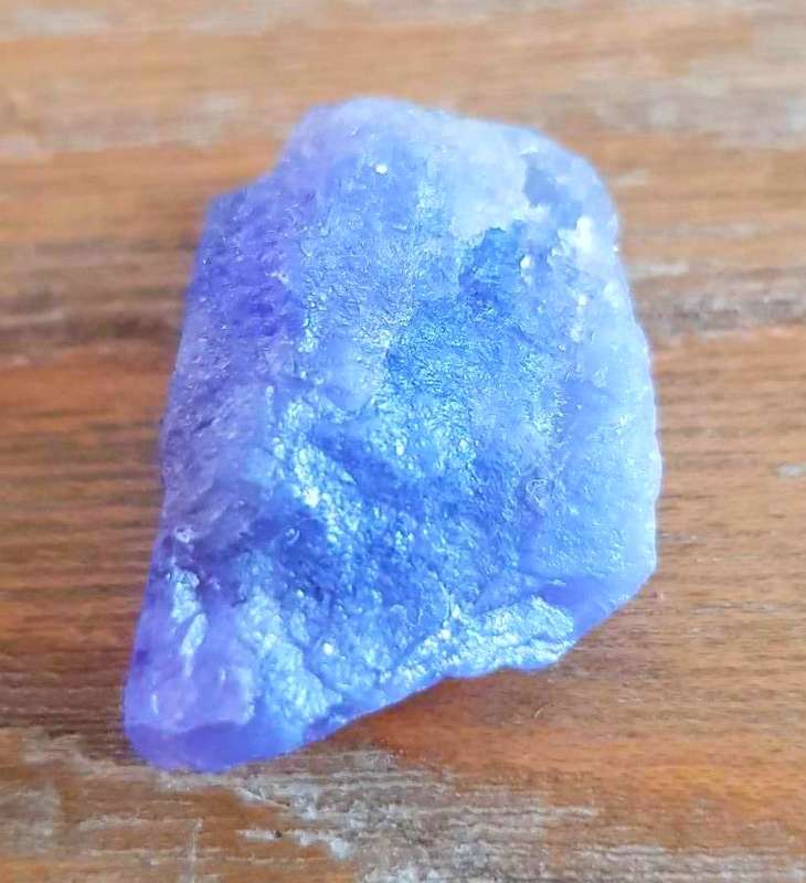 TANZANITE 43.46Cts. NATURAL VIOLET BLUE  ROUGH