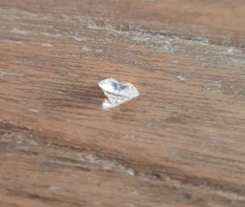 0.53Cts Diamond**Certified**  I/SI2 Natural Loose White Natural