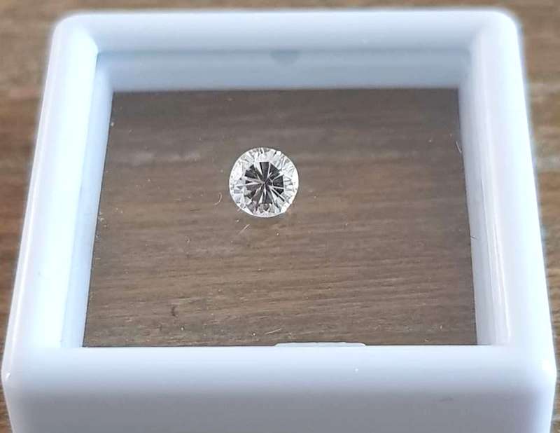 0.28Cts Diamond**Certified** D/SI3 Natural Loose White Cut Natural