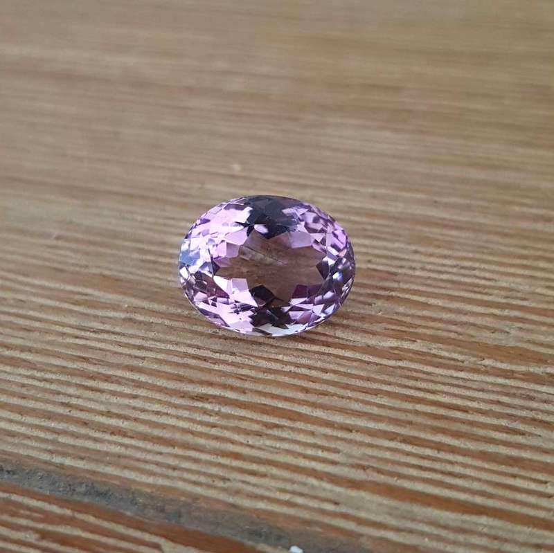 11.82Ct AMETHYST PURPLE  OVAL CUT FACETED LOOSE AAA GEMSTONE