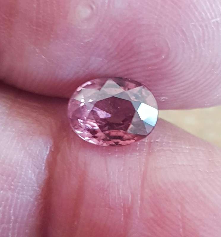 2.22Ct. Pink Zircon  Gemstone Tanzania Ravishing Color & Full Fire Natural