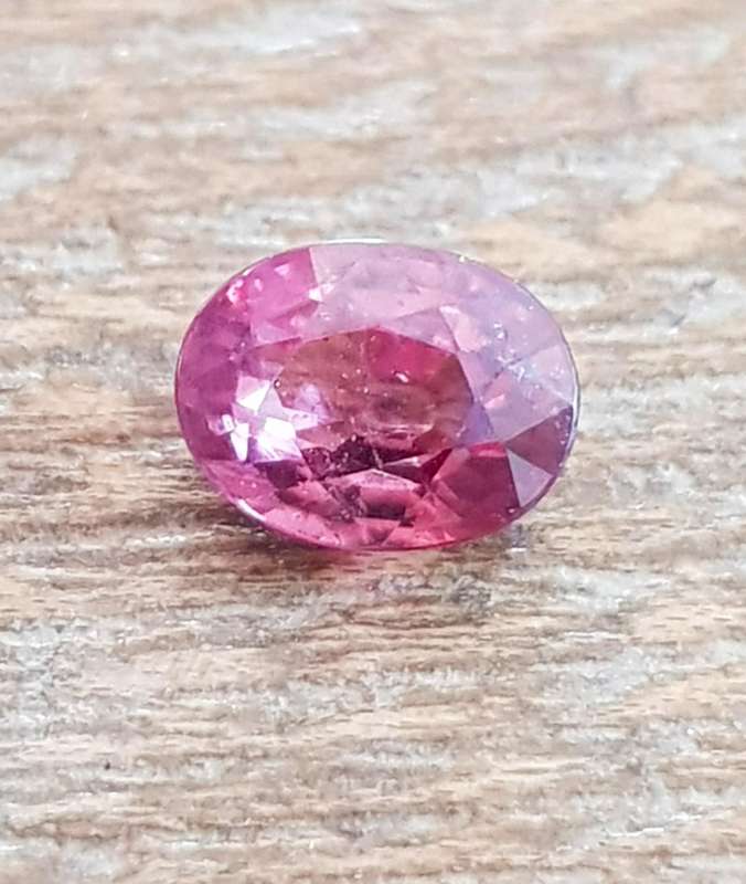2.22Ct. Pink Zircon  Gemstone Tanzania Ravishing Color & Full Fire Natural