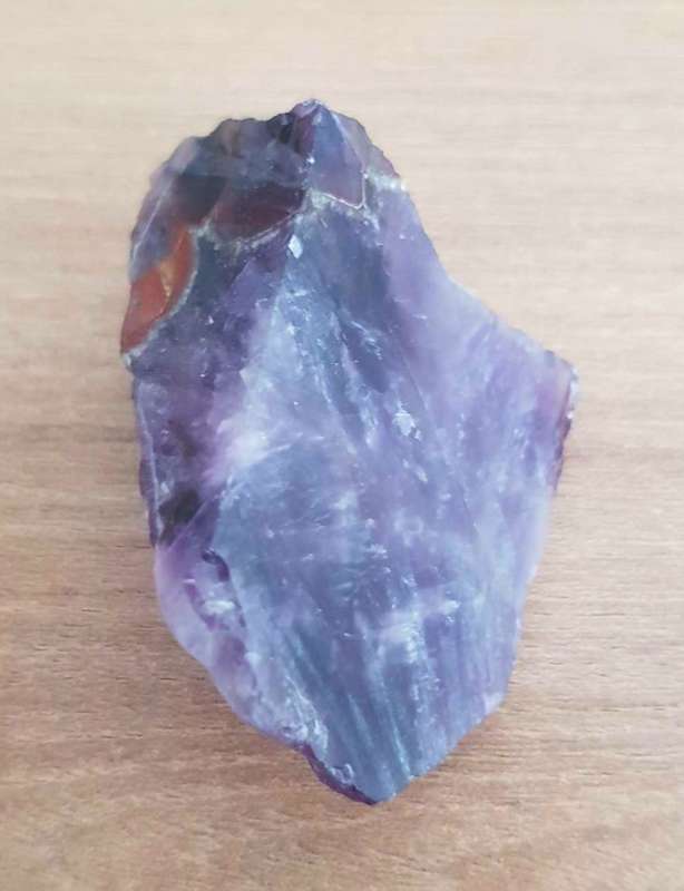 169Ct.  Amethyst Rough Purple  Natural Brazil