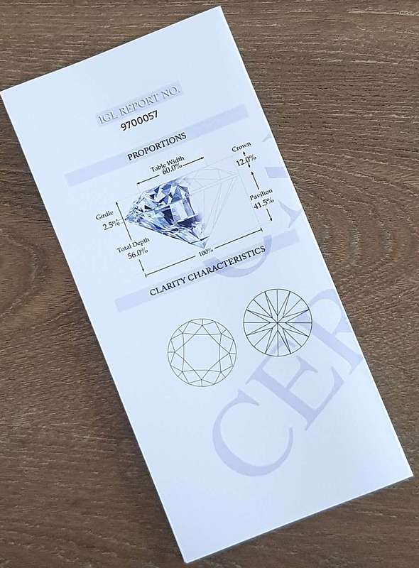 0.32Cts Diamond**Certified**  F/SI1 Natural Loose White Natural
