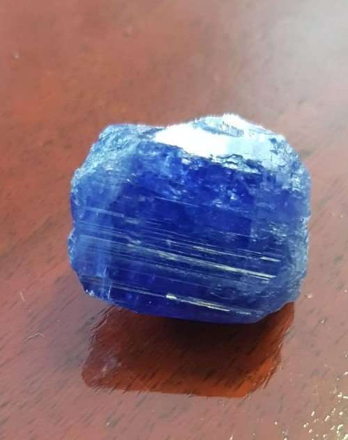 TANZANITE 145.13Cts. NATURAL VIOLET BLUE SPECIMEN ROUGH