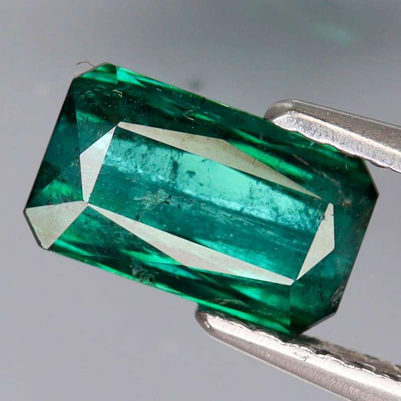 1.60Ct. Blue Tourmaline Mozambique Perfect Shape Ravishing Color! Natural