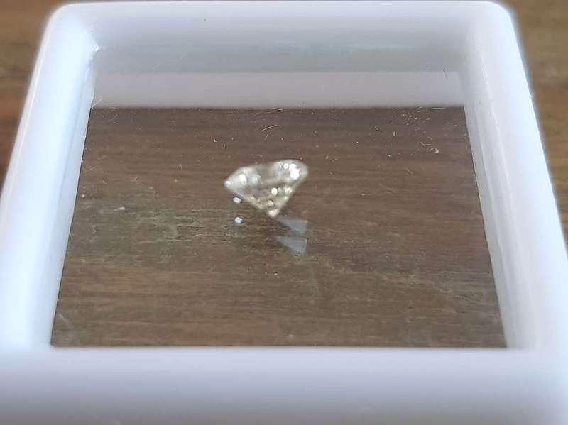 0.38Cts Diamond**Certified** G/SI2 Natural Loose White Cut Natural
