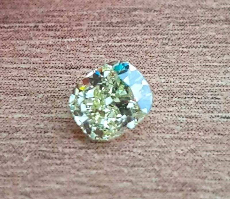 0.52Cts Diamond Cushion Cut**Certified**  J/VVS2 Natural Loose  Natural