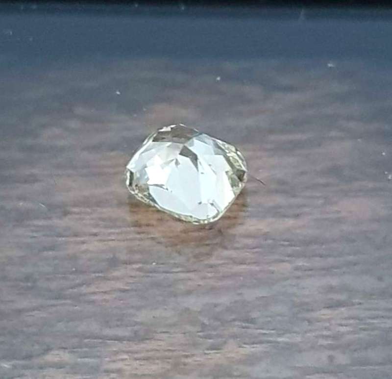 0.58cts Diamond Cushion Cut VVS2  Fancy Yellow**Certified**