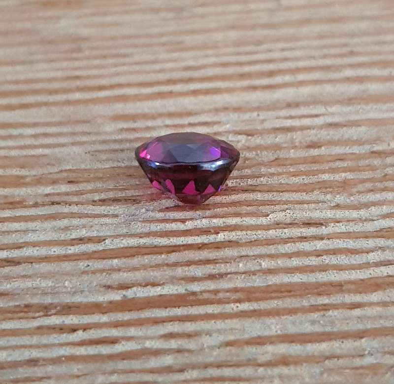 2.12ct Purplish Pink Rhodolite Garnet Cushion VS Natural  - Tanzania Gem