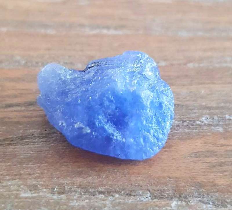 TANZANITE 20.71Cts. NATURAL VIOLET BLUE  ROUGH