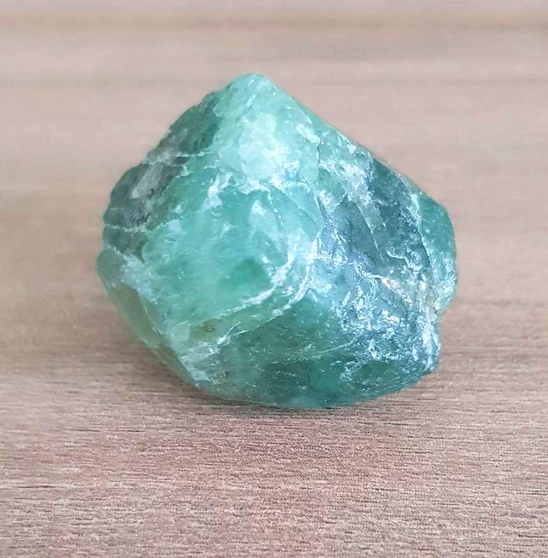 97.95Ct.  Aquamarine Rough Green Specimen Brazil  Unheated Natural