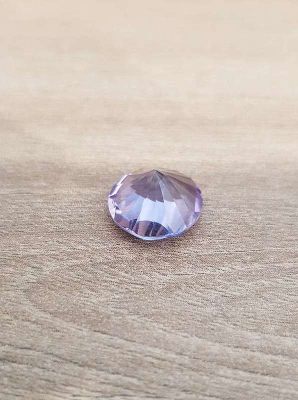 5.11Ct. Amethyst Purple Concaved Cut Precious Gem Ravishing Colour! LOOSE  GEMSTONE