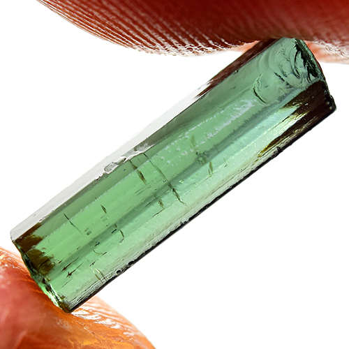 TOP IF FLAWLESS 2.75ct 100% NATURAL UNHEATED GREEN TOURMALINE ROUGH FACET NR!