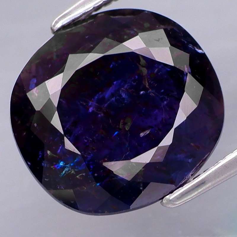 4.42Ct.Iolite Violet Color Natural Africa Good Cutting
