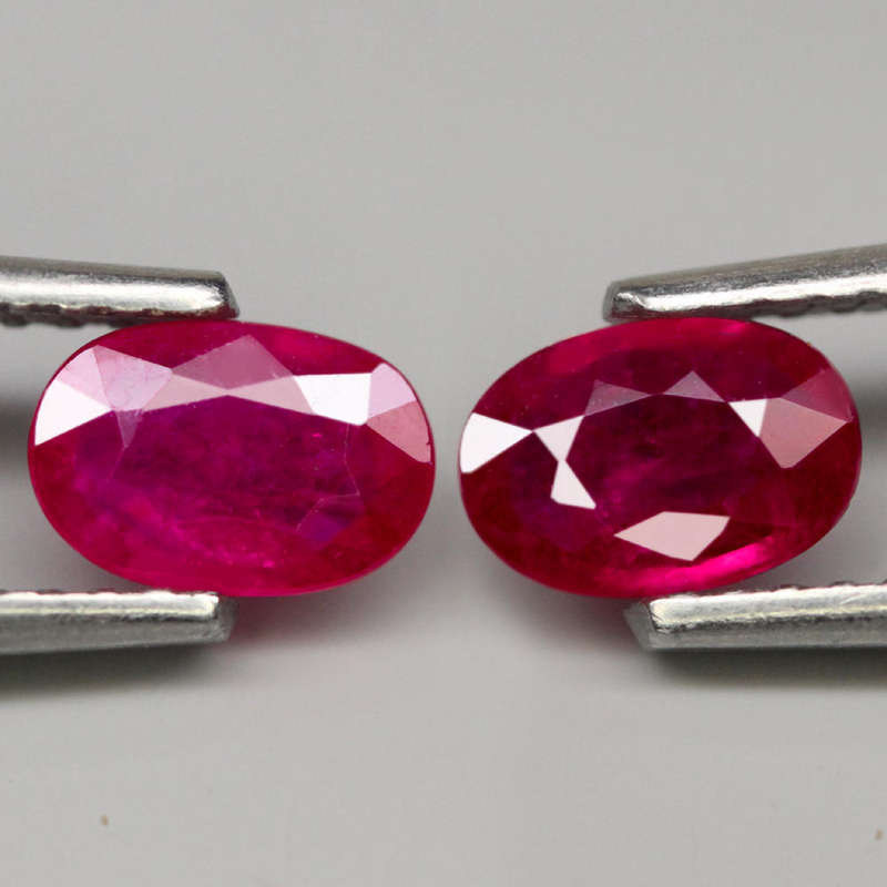 1.07Ct.  Ruby Pinkish Red Oval Normal Heated Tanzania Ravishing Natural Gemstone