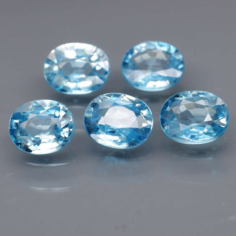 Aquamarine 0.92Cts Sea Blue Oval 6x5mm Brazil Precious Gem Ravishing! Unheated Natural