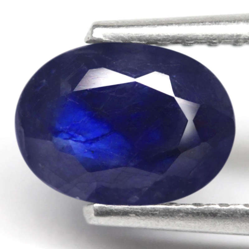 1.12Ct. Sapphire Blue Oval Shape Australia Precious Gem Ravishing! Normal Heated