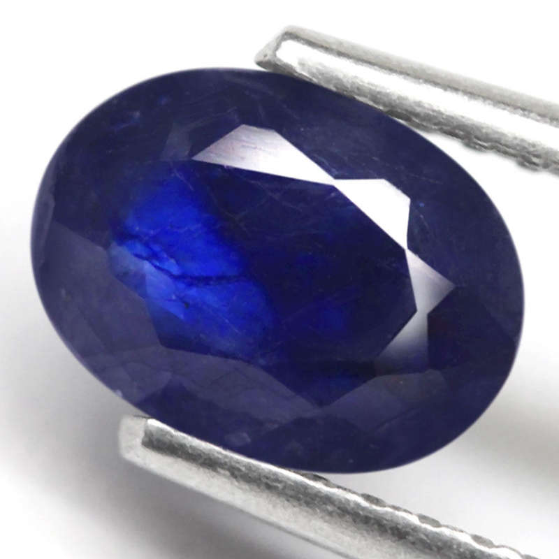 1.12Ct. Sapphire Blue Oval Shape Australia Precious Gem Ravishing! Normal Heated