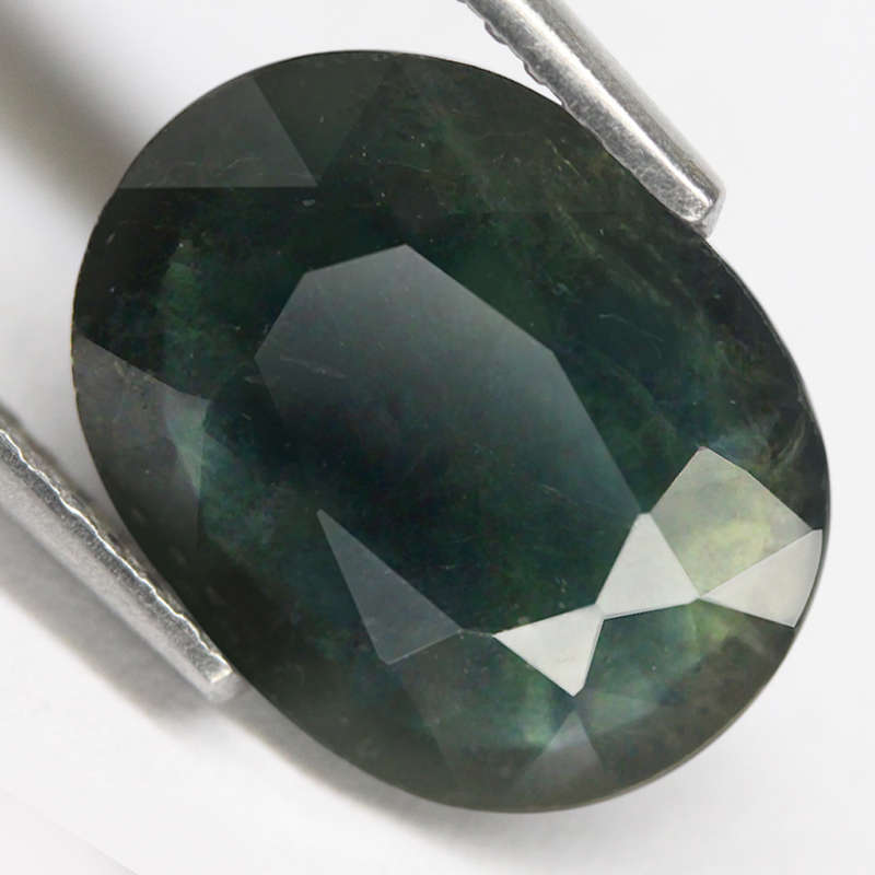 3.33Ct.  Sapphire Blue Oval Normal Heated  Nice! Natural Gemstone