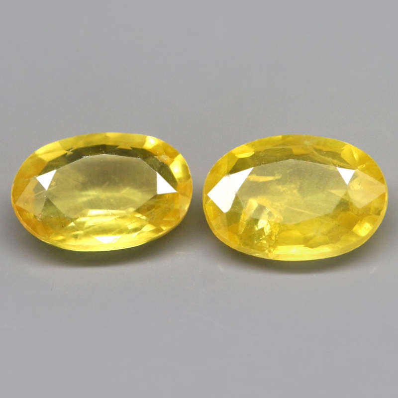 1.12Ct.  Sapphire Yellow Color Oval Facet Normal Heated Natural Gemstone