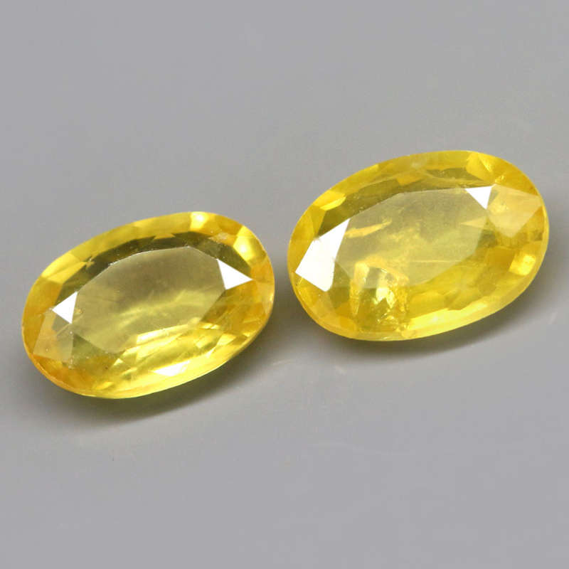 1.12Ct.  Sapphire Yellow Color Oval Facet Normal Heated Natural Gemstone