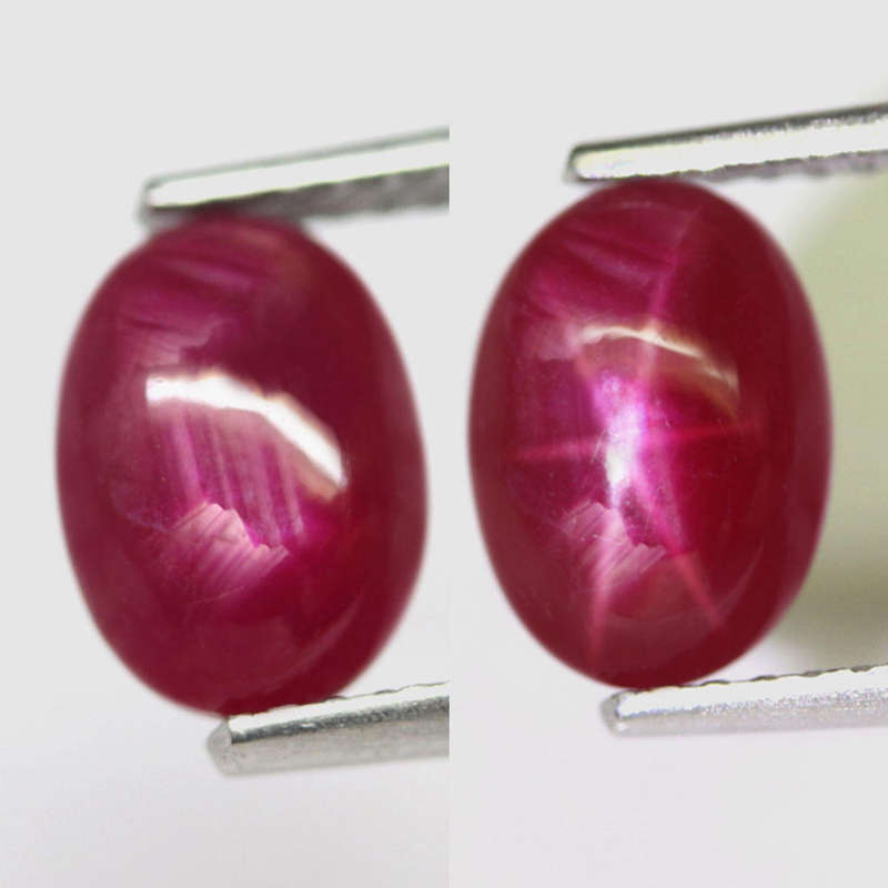 1.01Ct. Ruby Star 6 Ray Top Red  Oval Cabochon Mozambique Amazing!Gemstone