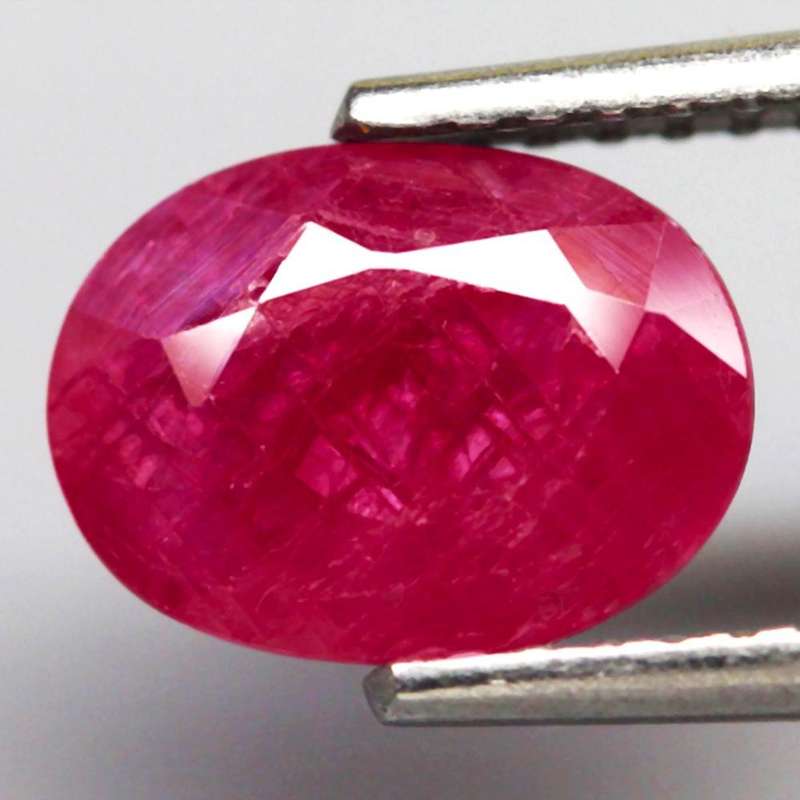 1.14Ct. Ruby Purple Red Oval Normal Heated Winza,Tanzania Natural Gemstone
