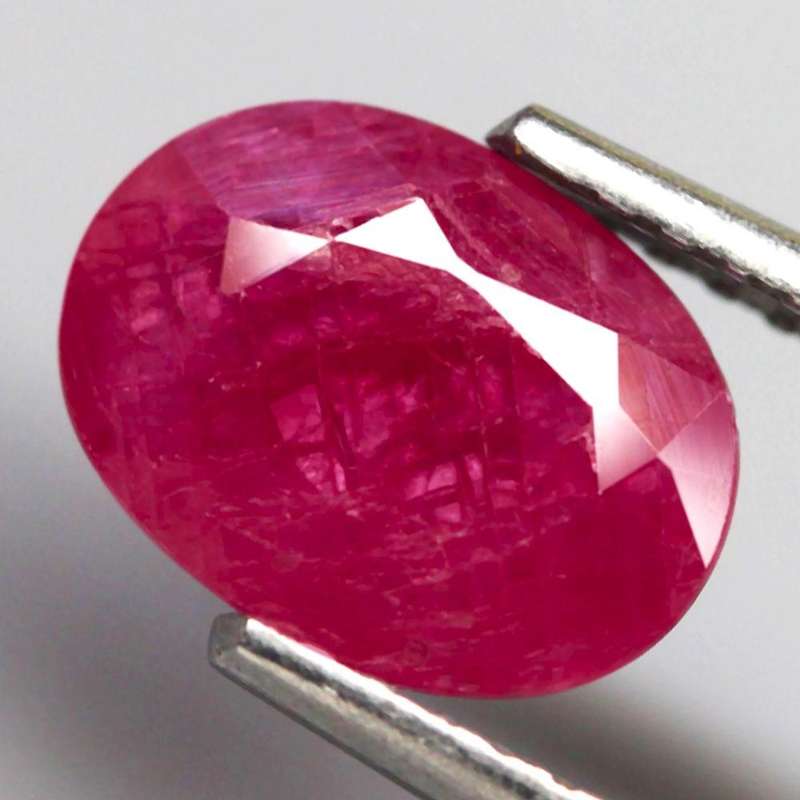 1.14Ct. Ruby Purple Red Oval Normal Heated Winza,Tanzania Natural Gemstone