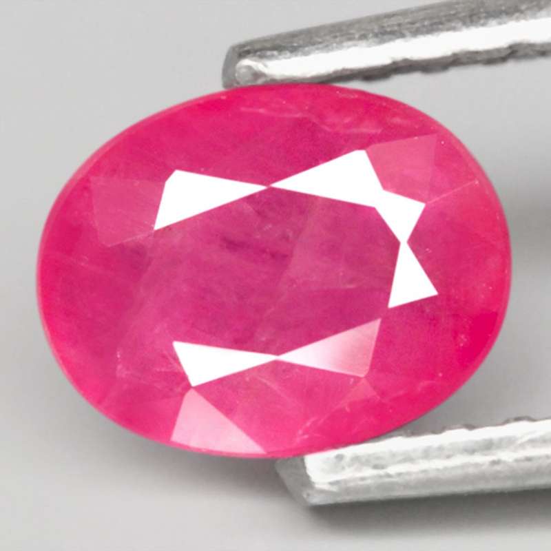 0.81Ct.  Ruby Top Pink Oval Normal Heated Winza,Tanzania Ravishing! Natural Gems