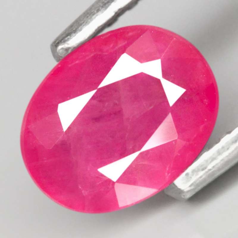 0.81Ct.  Ruby Top Pink Oval Normal Heated Winza,Tanzania Ravishing! Natural Gems