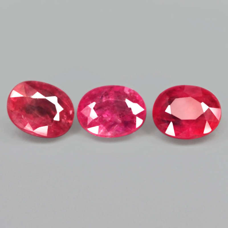 1.49Ct. Ruby Pinkish Red Oval Normal Heated Winza,Tanzania Natural Gemstone
