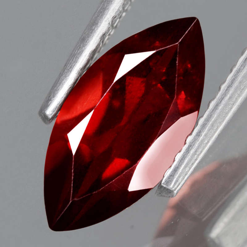 1.34Ct. Spessartite Garnet Red Marquise Namibia Gem Good Sparkling Natural