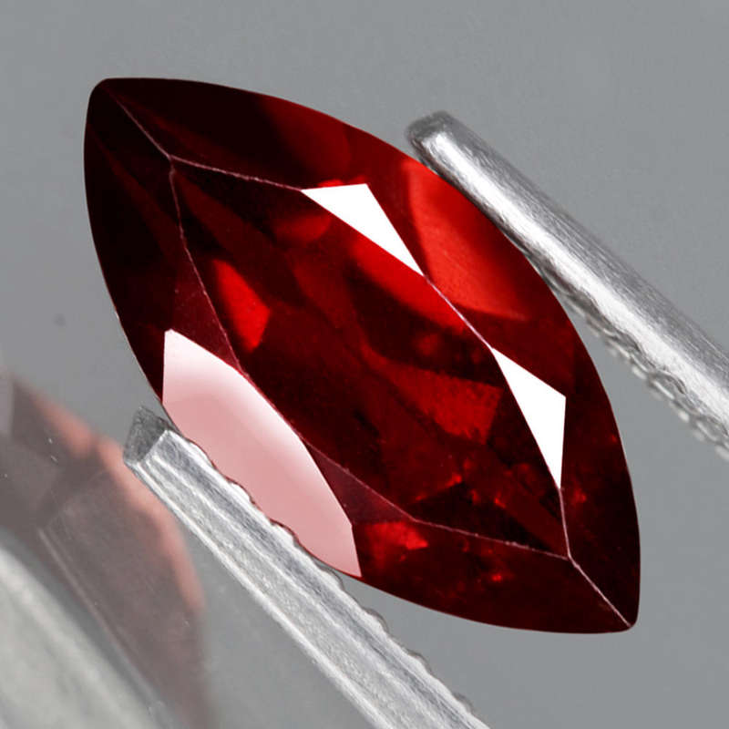 1.34Ct. Spessartite Garnet Red Marquise Namibia Gem Good Sparkling Natural