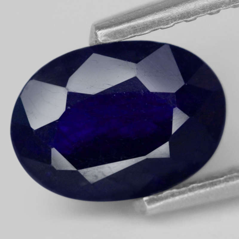 1.13Ct.  Sapphire Blue Color Oval Facet Normal Heated Natural Gemstone