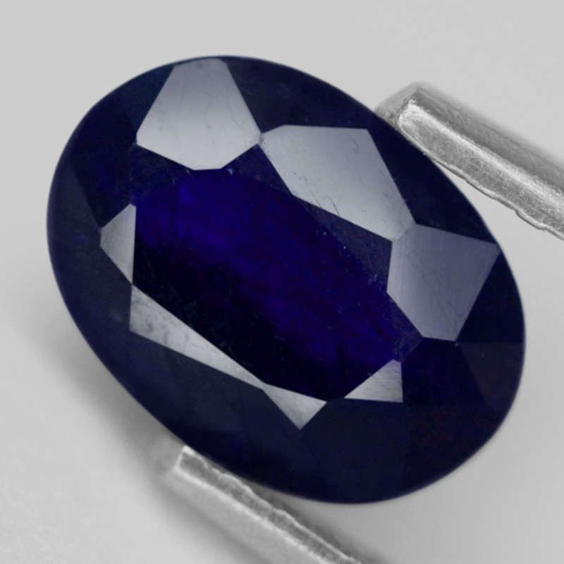 1.13Ct.  Sapphire Blue Color Oval Facet Normal Heated Natural Gemstone