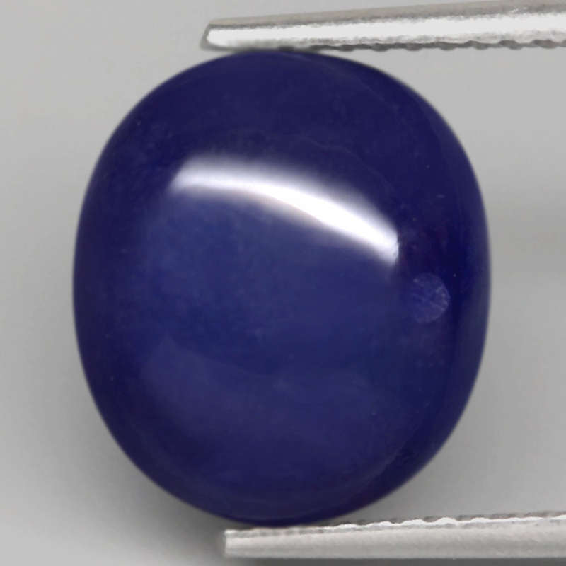 6.94Ct.  Sapphire Blue Oval Cabochon Normal Heated Mozambique Natural Gemstone