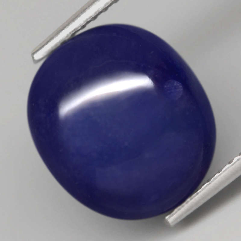 6.94Ct.  Sapphire Blue Oval Cabochon Normal Heated Mozambique Natural Gemstone