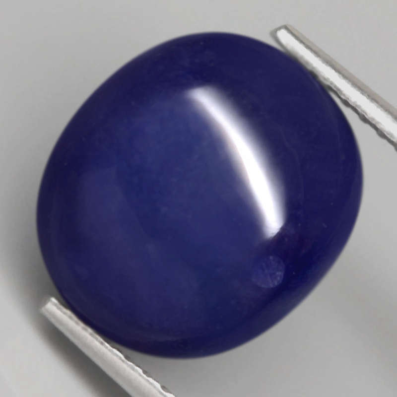 6.94Ct.  Sapphire Blue Oval Cabochon Normal Heated Mozambique Natural Gemstone