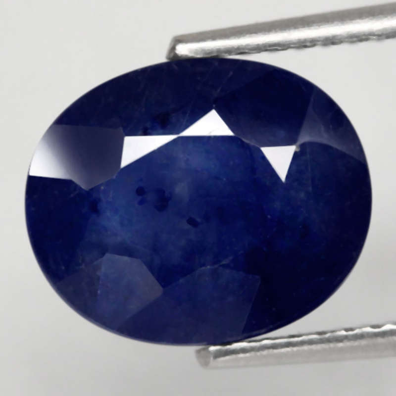 4.43Ct.  Sapphire Cornflower Blue Oval Facet Heated Mozambique Natural Gemstone