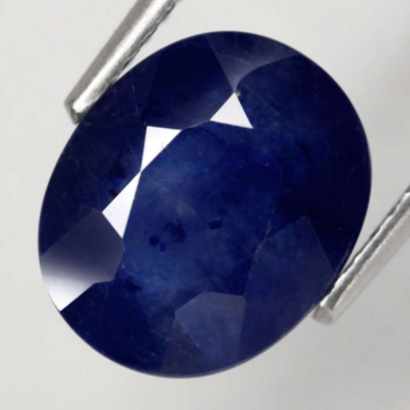 4.43Ct.  Sapphire Cornflower Blue Oval Facet Heated Mozambique Natural Gemstone