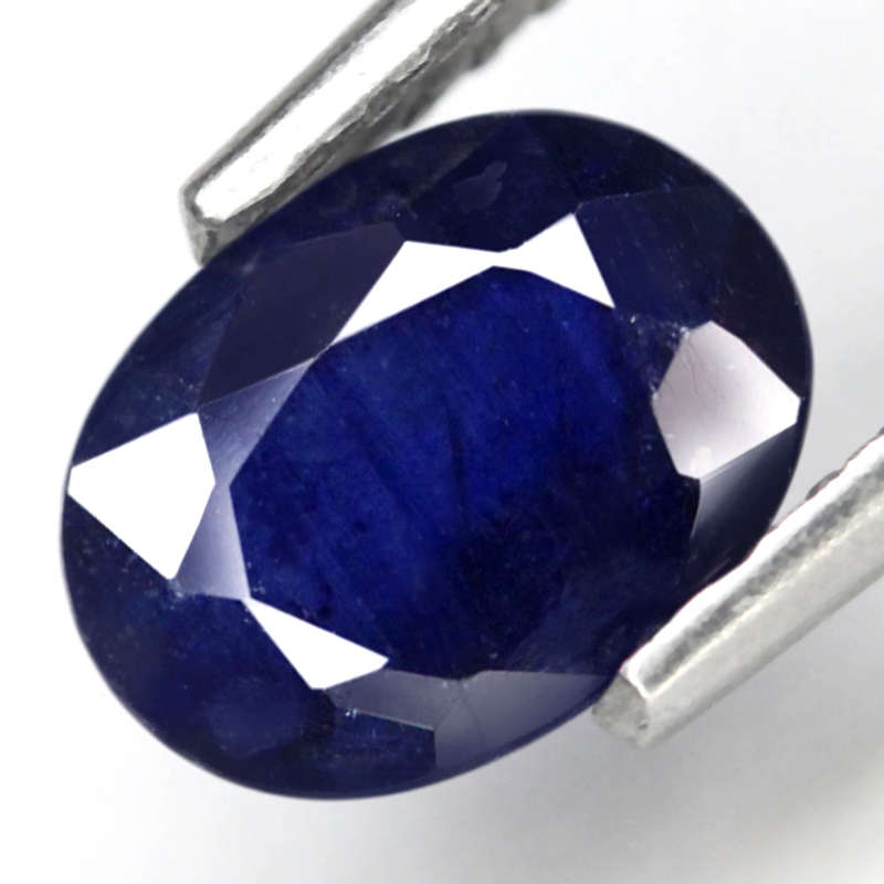 1.40Ct.  Sapphire Cornflower Blue Oval Facet Heated Mozambique Natural Gemstone