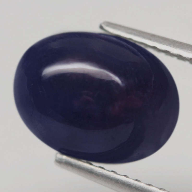 4.96Ct. Sapphire Green Oval Cabochon Normal Heated Mozambique Natural Gemstone