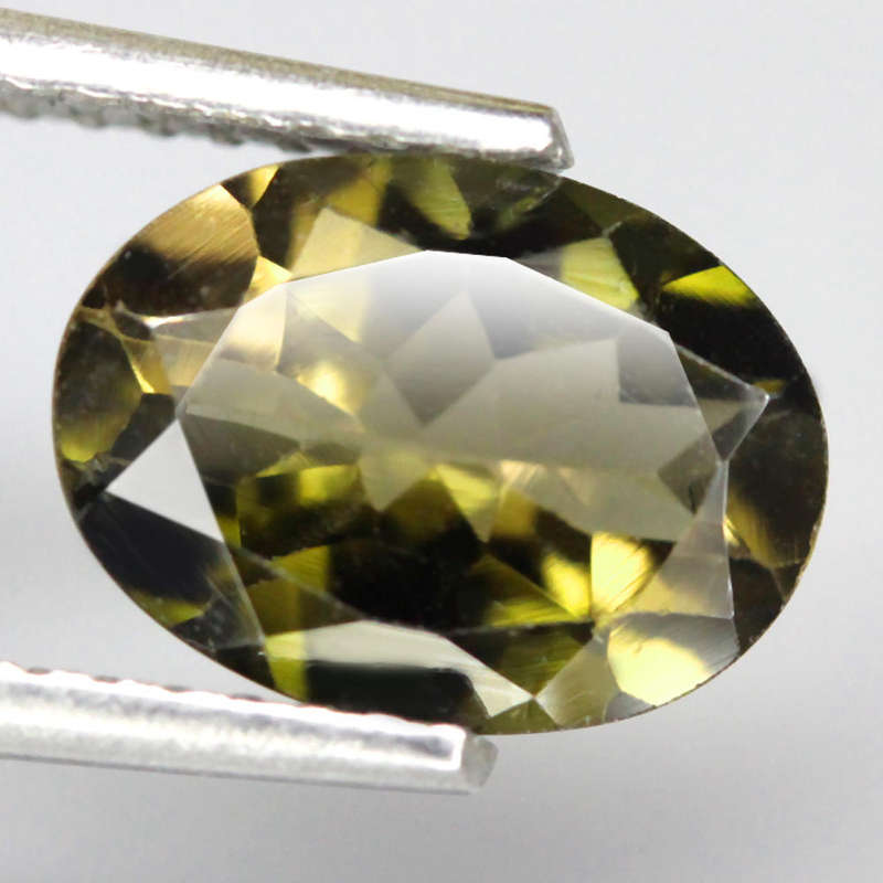 1.55Ct. Tourmaline Green Color Oval Facet Unheated  Natural