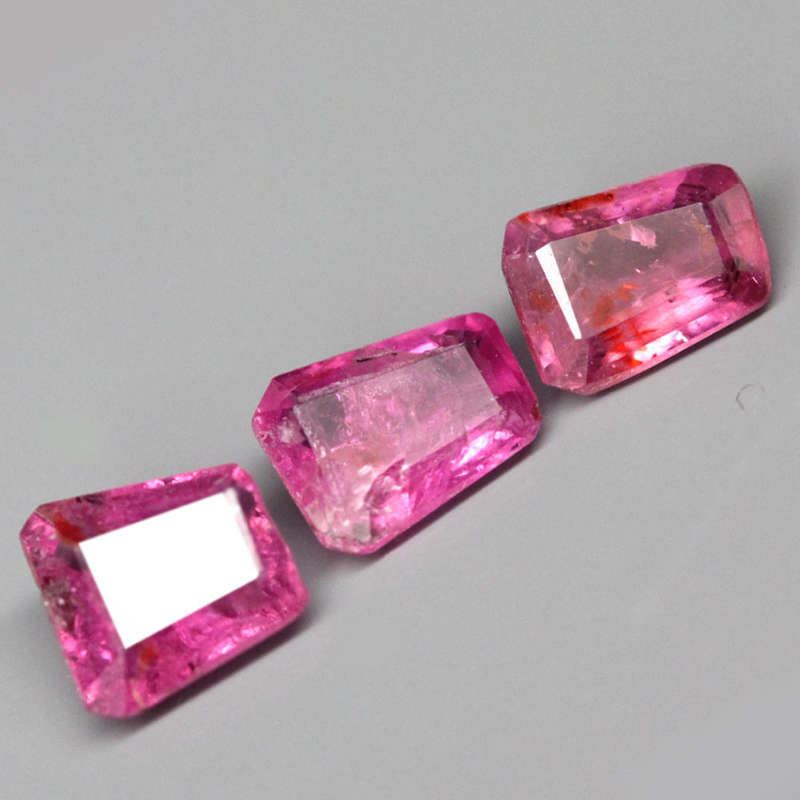 1.25Ct. Tourmaline Pink Color Fancy Facet Unheated Mozambique Natural Gemstone