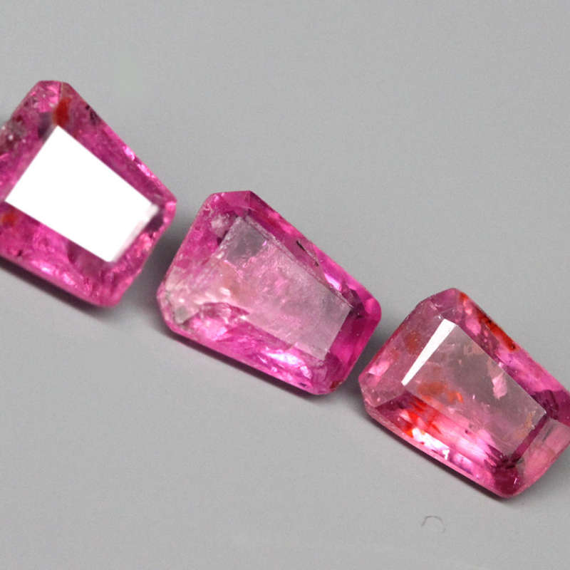 1.25Ct. Tourmaline Pink Color Fancy Facet Unheated Mozambique Natural Gemstone